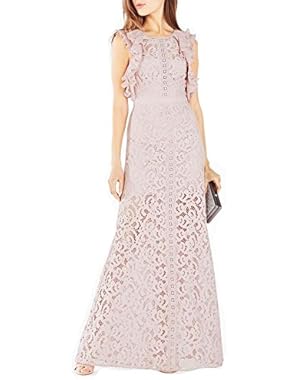 BCBG Maxazria Geanna Lace Blocked Gown LCC63D80-527