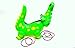 Dondor Enterprises Inflatable Alligator Ring Toss Game, 22