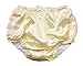 Haian ABDL PVC & Satin Panties Frilly Rumba Pants Color Yellow (X-Large)