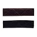 2-PACK Sekass Flexible Wig Grip Headband Velvet Wig Comfort Bands for Women Wig Head Hair Band Adjustable with 2 Wig Cap (Brown+Black)