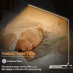 LED Desk Lamp with 10W Wireless Charger and USB