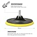 Buff Sanding Disc Backing Pad Body Repair Buffing & Polishing Pads Kits Cutting Wool Drill Polish in Wheels Cleaner for Lambs Wool Hook and Loop Compound Car Polisher Furniture Glass Waxing