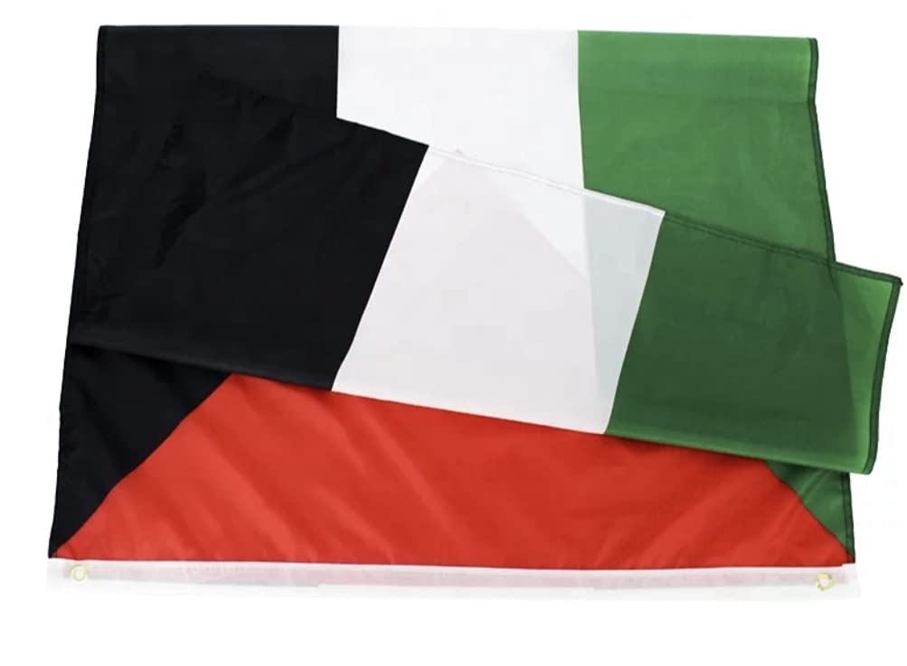 Palestine Flag 5 x 3 FT - 100% Polyester With Eyelets FlagSuperstore©