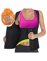 Chaleco de entrenamiento de cintura para entrenamiento de sauna, para mujer, para pérdida de peso, adelgazamiento de doble barriga