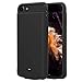 Battery Case for iPhone 8/7, ZeeHoo 2800mAh Extended Charging Case Compatible with iPhone 8/7 (4.7 inch),Soft & Flexible Material,Support All Types Headphones-Black