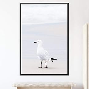 signwin Framed Canvas Wall Art Single Bird Birds...