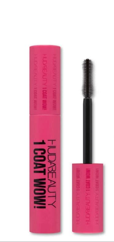 huda beauty 1 coat wow! extra volumizing and lifting mascara - very vanta 