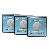 Van Der Hagen Men's Luxury, Unscented Soap, 3.5 Ounce (Pack of 3)