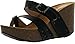 Refresh Mara-01 Womens Slide On Comfort Criss Cross Platform Wedge Sandal,Black,10
