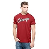 NBA Chicago Bulls Men's '47 Crosstown MVP Tee, Large, Rescue Red