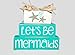 Let's Be Mermaids WoodenBlock Shelf Sitter Stack