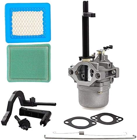 HUZTL 591378 Carburetor with 491588 491588S air Filter for Briggs Stratton 796321 696132 696133 796322 699958 697351 699966 698455 Snowblower Generator 4101 5043B 119-1909