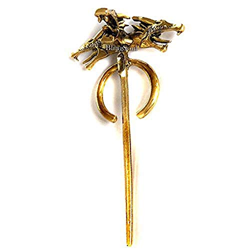 Game Pin Dragon Khaleesi Brooch - Daenerys Targaryen Head House Sigil Lapel Pins Jewelry Merchandise Gifts