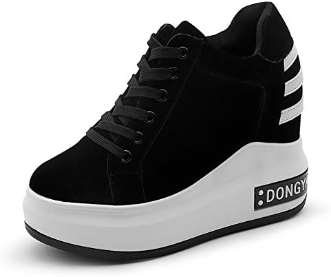 新作製品 世界最高品質人気 厚底スニーカー 超厚底 激安超特価 ペット用品 学生 車 バイク 超厚底 正規品送料無料 レディース 100 品質保証 レースアップ B076j2p8dn インヒール ヒール 身長12cmアップ 通学 Angelcity ハイカット スニーカー