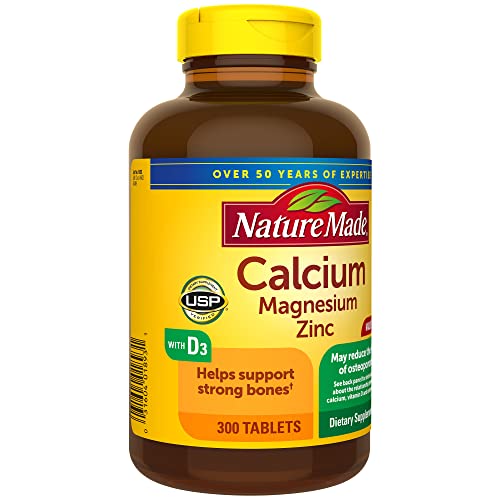 Nature Made Calcium Magnesium Zinc with Vitamin D3, Dietary Supplement