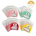 Hapy Shop 400 Pieces Monster Cookie Bags Self Adhesive Treat Bags Cellophane Treat bags for Bakery Biscuit Chocolate Snacks Dessert Homemade Crafts,3.9 x 3.9 Inch