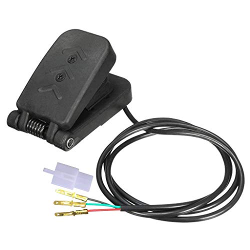 JCMOTO Foot Throttle Pedal Accelerator For Electric Go Kart Scooter E Bike (Black) - Thumbnail 5