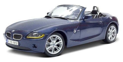 Toy Car BMW Z4 in Metallic Dark Grey/Silver - Special Edition by Maisto