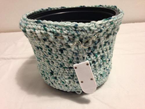 Flower Pot Cover fairy lights plants seeds fertilizer gardening herbs crochet handmade