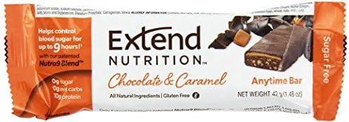 Extend Nutrition Bar, Chocolate & Caramel, 4 Little Bars