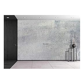 Wall26 - Aged Cement Wall Texture - Canvas Art Wall Mural Decor - 66"x96"
