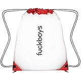 Zhdashaiff Drawstring Clear Bags fuckboys with f
