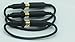 3 GenTech Generic Replacement Headphone Wires With 3 Black Cover / Screws for Iphone 4 / 4S LifeProof Cases