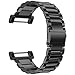 Octane Bands Suunto Core Watch Band - Metal Stainless Steel Strap Replacement Kit Black - Includes Lugs Adapters, Threadlocker, and Tools