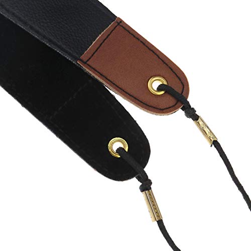 Creative-Idea Saxophone Sax Belt Padded Neck Strap with Hook Clasp ID Card Holder Pass Badge Holder Black