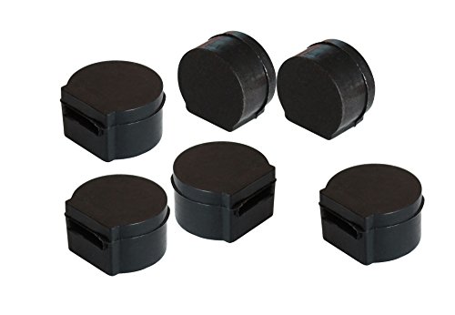 Vizcaya Black Rubber Clarinet Thumb Rest Cushion Protector Comfortable Pack of 6 - Thumbnail 5
