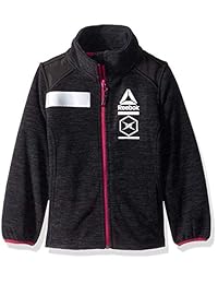 Reebok Active - Chaqueta de forro polar para niña con detalles reflectantes