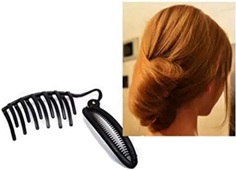 3 Pcs Black Pill Head Hair Clip Hairdressing Hairstyling Volume