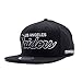 Mitchell & Ness Los Angeles Raiders Black Vintage Script N.W.A Adjustable Snapback Hat NFL (Black)