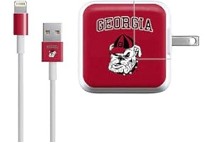 Skinit Decal Other Skin Compatible with iPad Charger (10W USB) - Officially Licensed University of Georgia Bulldogs Logo Design