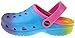 Capelli New York Girls dip dyed clog with backstrap Pink Combo 12/13