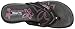 Skechers Womens Bayshore Flip Flop, Black/Pink, 7
