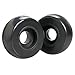 Airkoul Black Luggage Suitcase/Inline Outdoor Skate Replacement Wheels with ABEC 608zz Bearings(80X24mm)