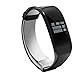 Kassica Smart Wristband Outdoor Sports Healthy Fitness Tracker Waterproof Smart bracelet Bluetooth Wrist band with Heart Rate Monitor Pedometer For IPhone Samsung HTC Smart Phones (Black)