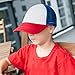 Stranger Things Trucker Cap | Red White and Blue Mesh Vintage Trucker Cap