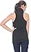 Marycrafts Womens Slim Fit Cotton Jersey Turtleneck Sleeveless Top