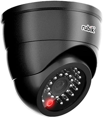 Rubik Dummy CCTV Camera with Flashing LED Light, Adjustable Fake ...