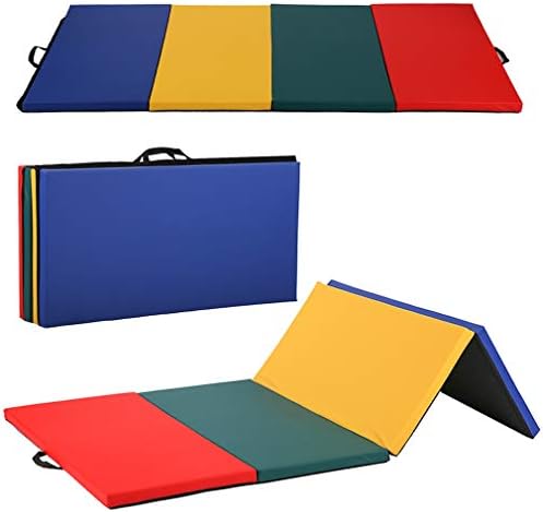BestMassage 4'x8'x2 Gymnastics, Tumbling, and Fitness Exercise Mat R4CM