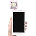 Grip Universal Portable Mini 16 LED Night Using Selfie Enhancing Dimmable Flash Cellphone Camera Flash Fill-in Light Pocket Spotlight Photo Speedlite Android Smartphone Tablets Camera iPhone (Pink)