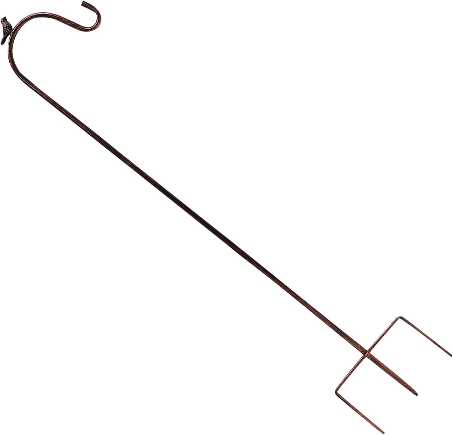 Outdoor Shepherd's Hooks - Yardwe Shepherd Hooks 2pcs Metal Shepherds Crook Garden Stakes Bird Feeders Lanterns Plant Hanger Yard Hanging Holder for Outdoor Flower Basket Weddings Mason Jars Wind Chime Solar Light