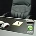 Black Vinyl Desk Pad, 24 x 19, Matte