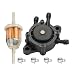 Hipa Fuel Pump + Fuel Filter for John Deere L105 L107 L108 L111 L118 L120 L130 LT166 LT180 LT190 LTR166 LTR180 LX277 LX280 LX288 Riding Lawn Mower primary