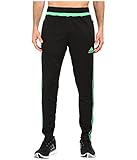adidas Performance Men's Tiro 15 Training Pants, Black/Solar Lime, Small