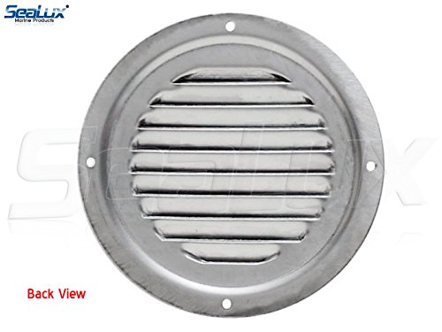 SeaLux-Stainless-Steel-6-Inch-Marine-Boat-Engine-Louvered-Style-Vent-Cover SeaLux-Stainless-Steel-6-Inch-Marine-Boat-Engine-Louvered-Style-Vent-Cover