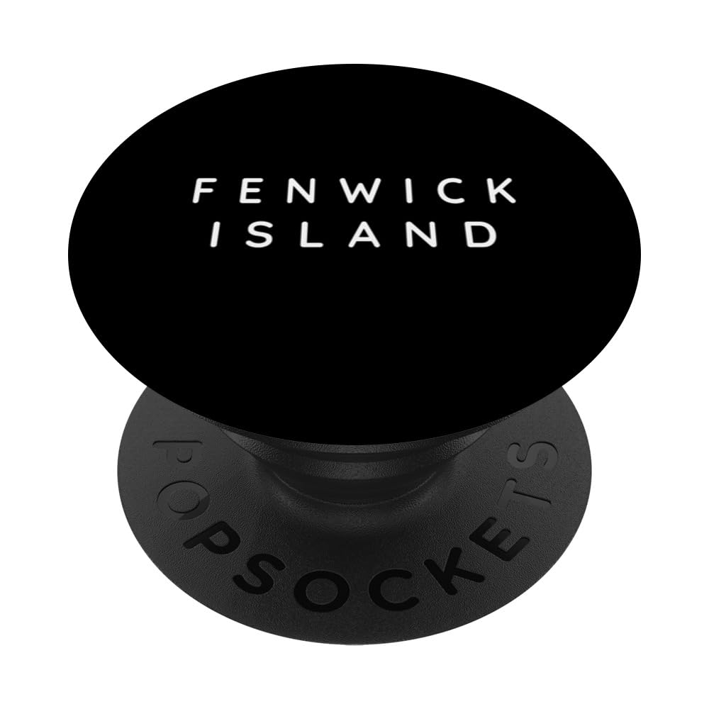 Fenwick Island Souvenirs / Holiday Beach Resort Classy Font PopSockets Swappable PopGrip