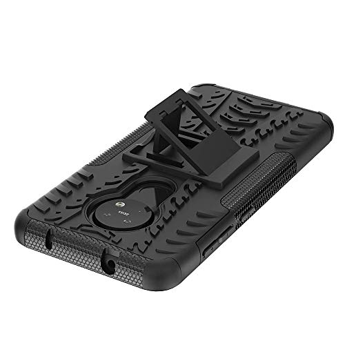 Newlike Nokia 7.2 / Nokia 6.2, Back Cover, Premium Real Hybrid Shockproof Bumper Defender Cover, Kick Stand Hybrid Desk